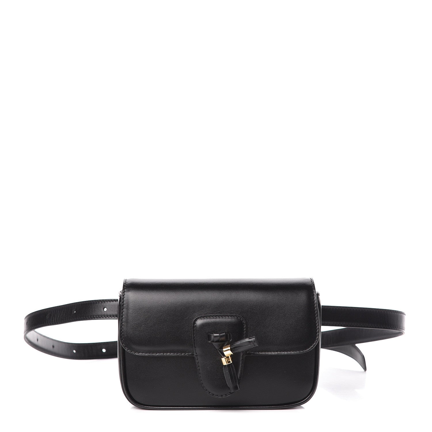 Celine Smooth Calfskin Tassel Belt Bag Black 1 of 10