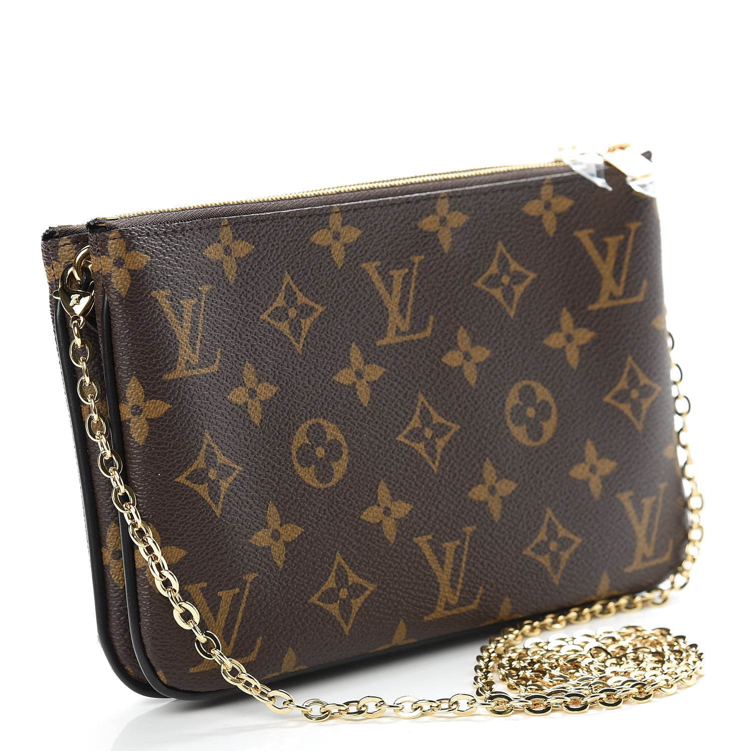Louis Vuitton Monogram World Tour Double Zip Pochette 3 of 12
