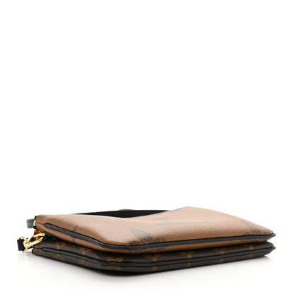 Louis Vuitton Reverse Monogram Giant Double Zip Pochette 4 of 9