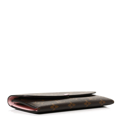 Louis Vuitton Monogram Emilie Wallet Rose Ballerine 4 of 11