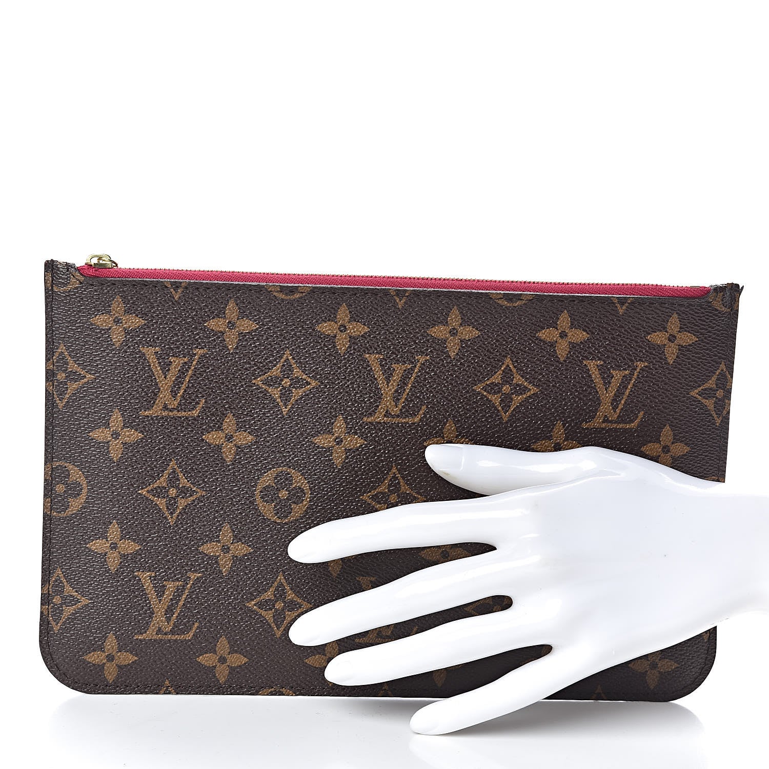Louis Vuitton Monogram Neverfull MM GM Pochette Pivoine 2 of 7