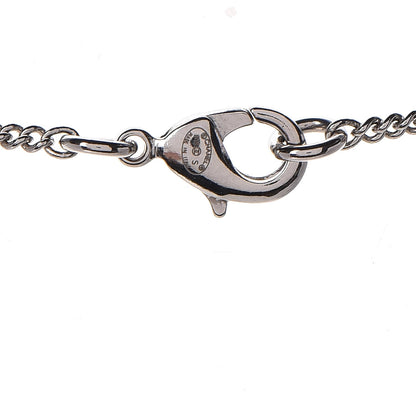 Chanel Crystal CC Drop Necklace Silver 5 of 6