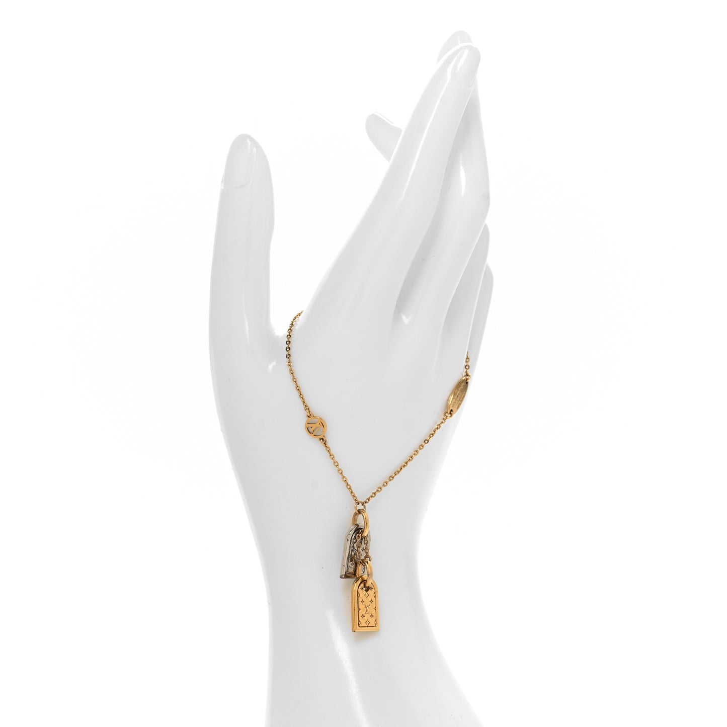 Brass Nanogram Bracelet Silver Gold