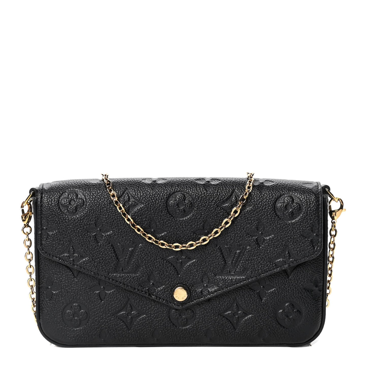 Empreinte Pochette Felicie Chain Wallet Black