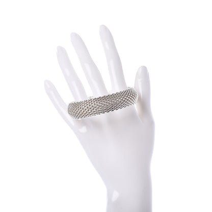 Tiffany Sterling Silver Somerset Mesh Bracelet 2 of 5