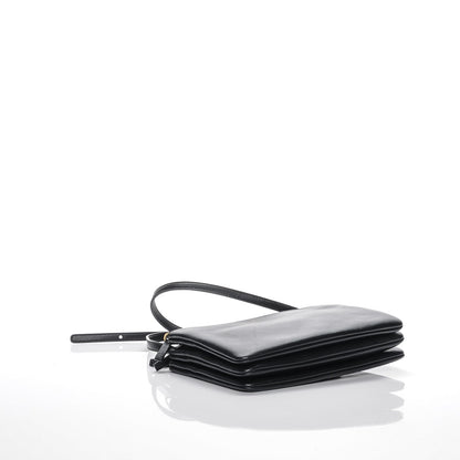 Celine Lambskin Small Trio Crossbody Bag Black 4 of 7
