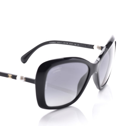 Chanel Pearl Polarized Sunglasses 5303-H Black 6 of 8