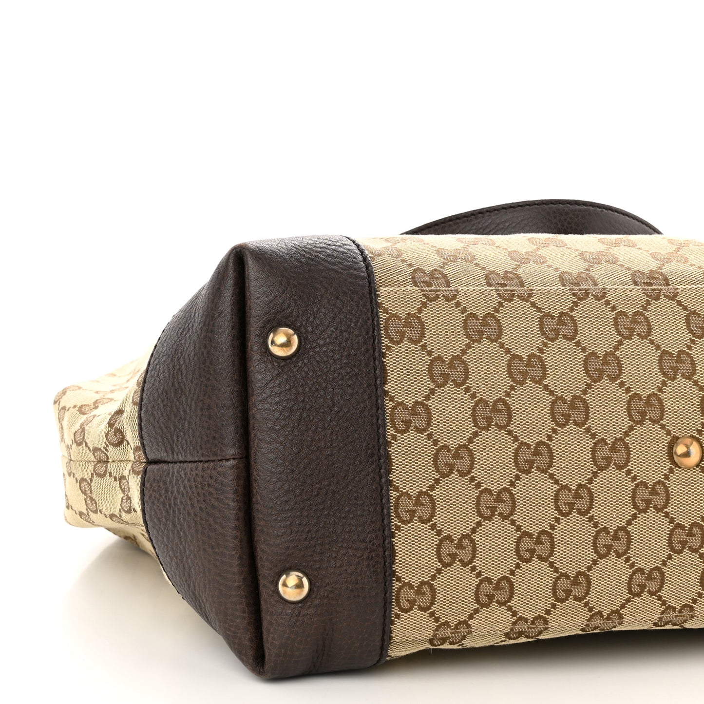 Monogram Web Medium Dressage Tote Brown