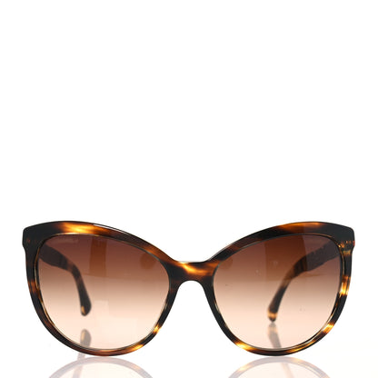 Chanel Crystal Baguette Cat Eye Bijou Sunglasses 5307-B Tortoise 2 of 8