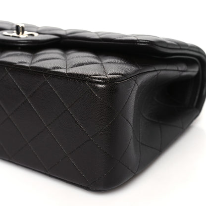 Chanel Caviar Quilted Jumbo Double Flap Dark Brown 10 of 10
