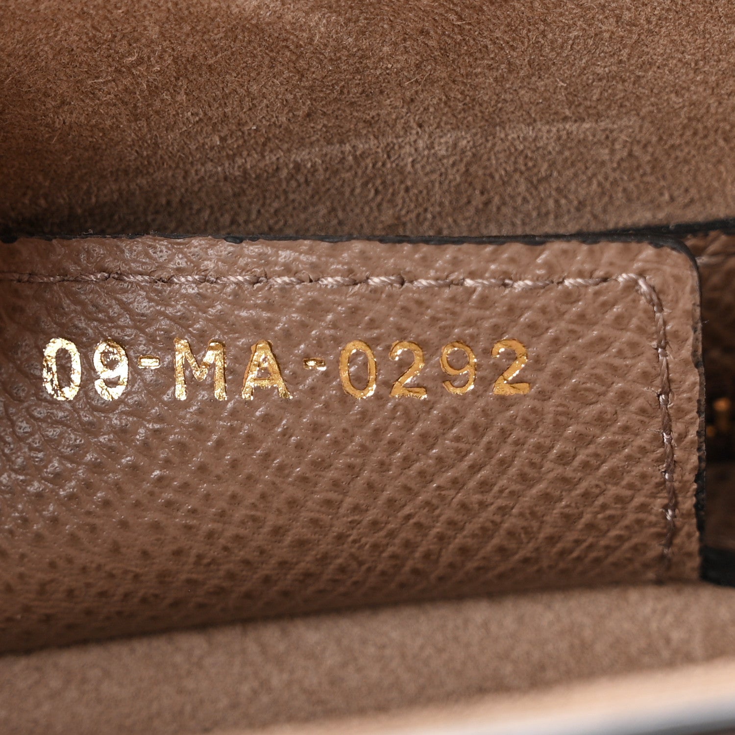 Christian Dior Grained Calfskin Saddle Bag With Strap Warm Taupe 7 of 11