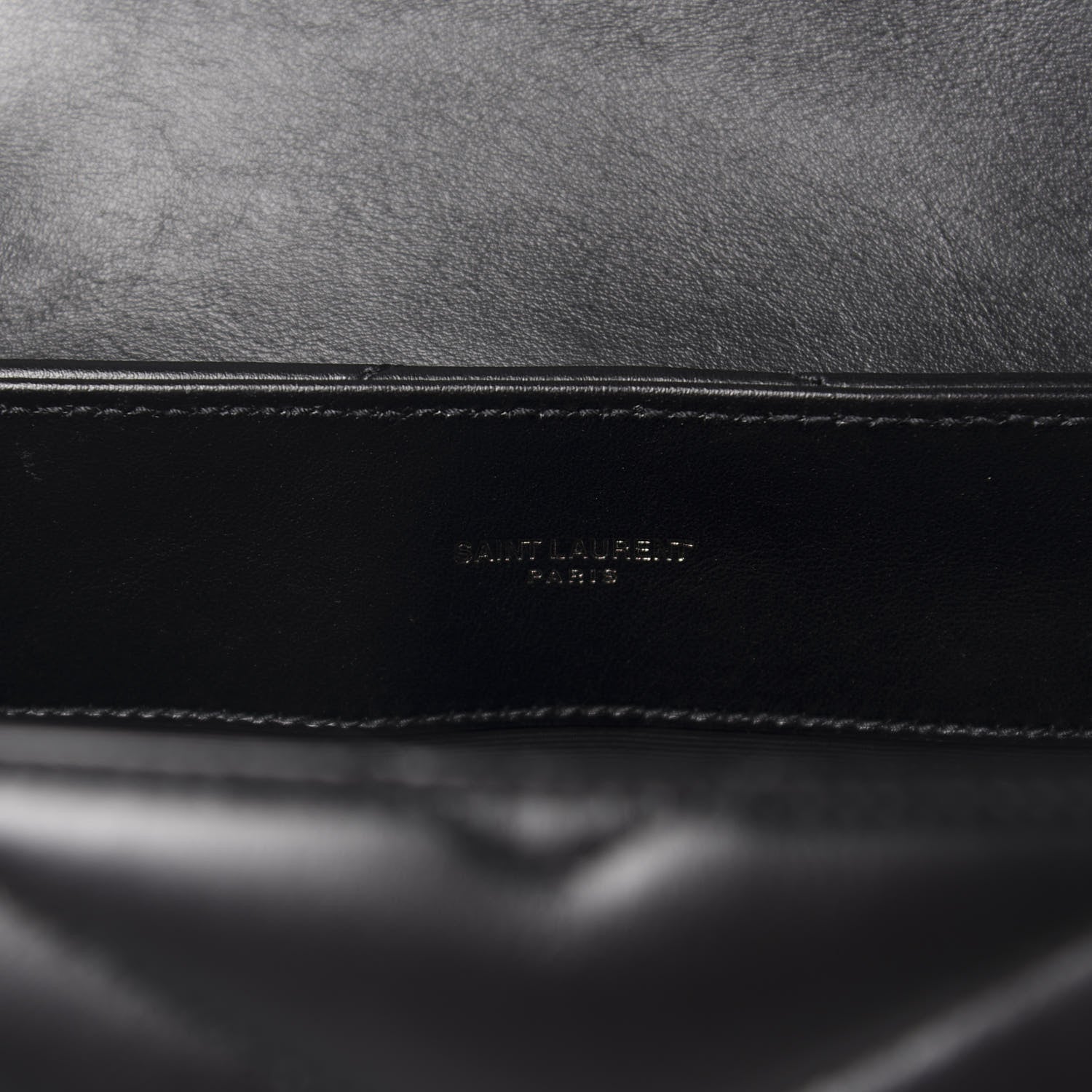 Saint Laurent Calfskin Y Quilted Monogram Medium Loulou Chain Satchel Black 11 of 11