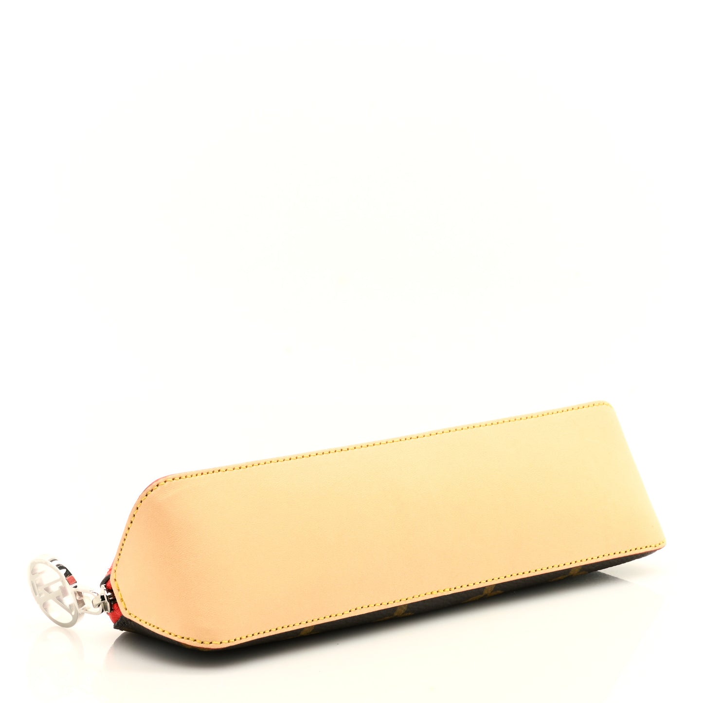 Monogram Elizabeth Pencil Pouch Red