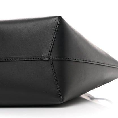 Mansur Gavriel Vegetable Tanned Calfskin Mini Bucket Bag Black Oro 9 of 14