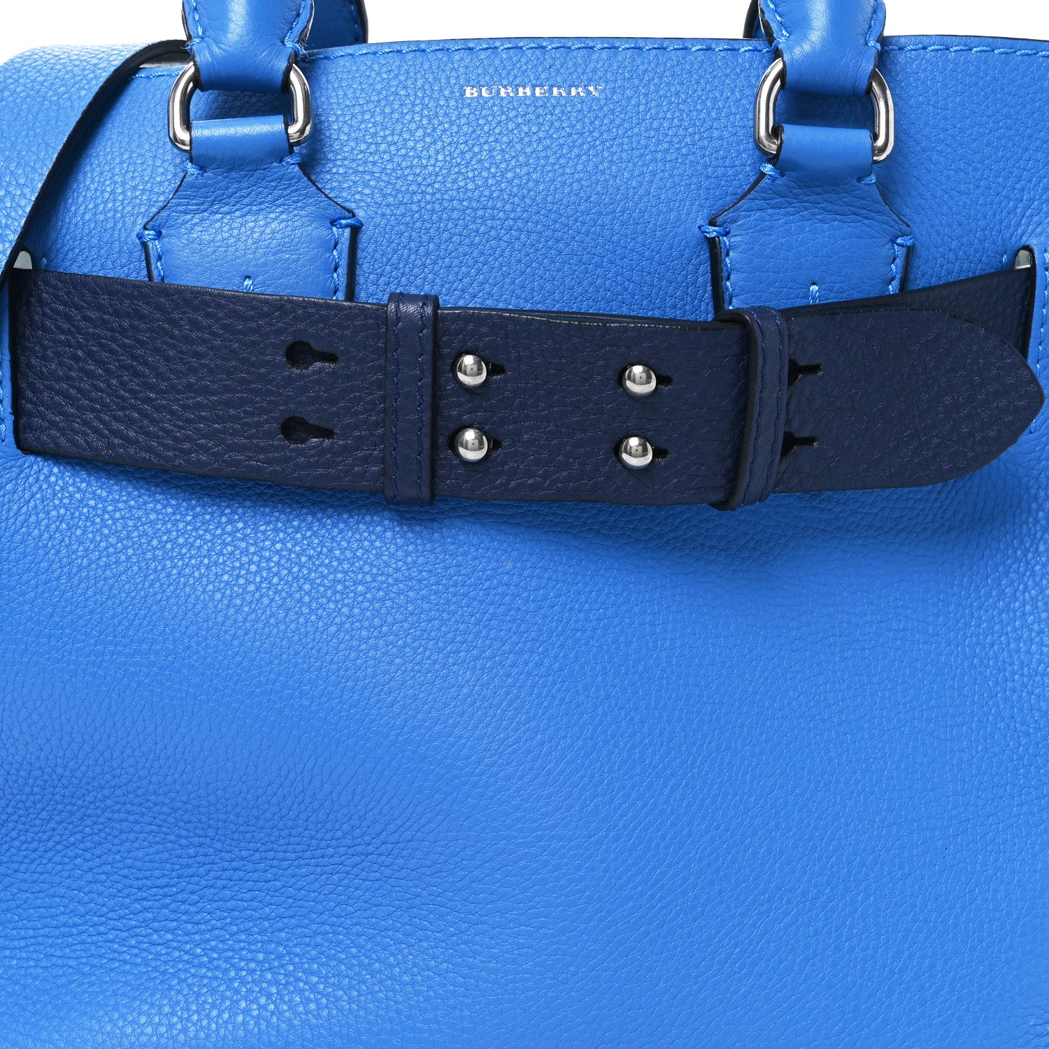 Burberry Soft Grain Calfskin Small Belt Bag Hydrangea Blue 8 of 10