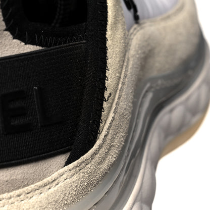 Chanel Suede Calfskin Mixed Fibers CC Sneakers 37 Beige 10 of 11