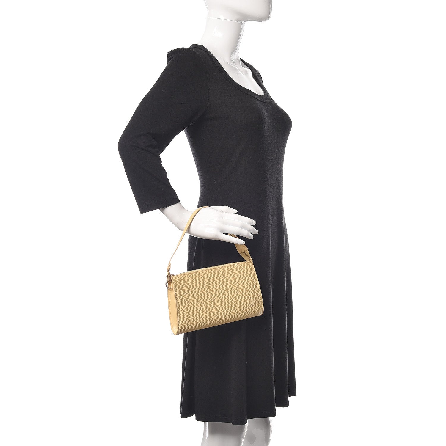 Louis Vuitton Epi Pochette Accessories 24 Vanilla 2 of 10