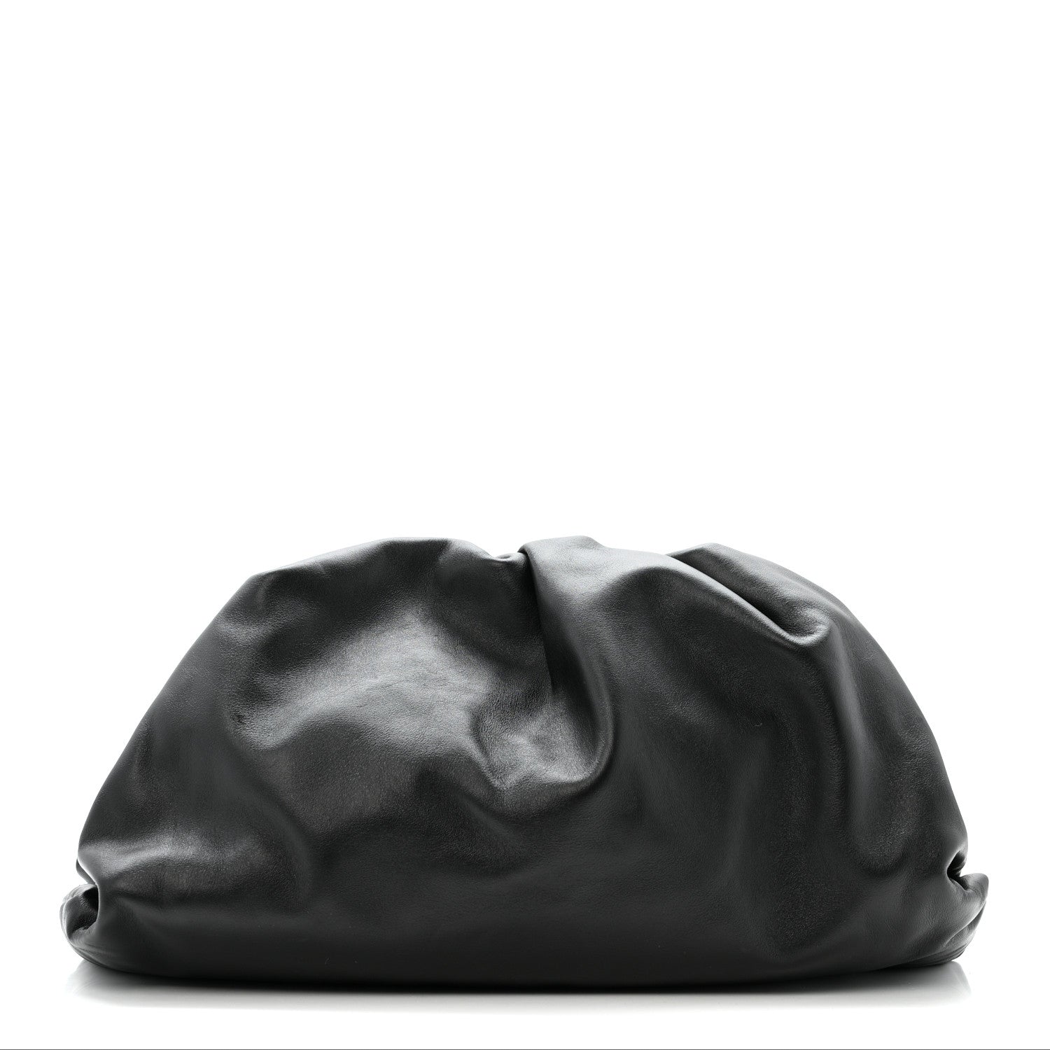Bottega Veneta Smooth Butter Calf The Pouch Oversized Clutch Black 1 of 10