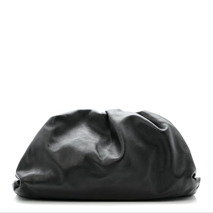 Bottega Veneta Smooth Butter Calf The Pouch Oversized Clutch Black 1 of 10