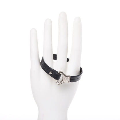 Louis Vuitton Calfskin Mens Archive Bracelet 21 Black 2 of 6