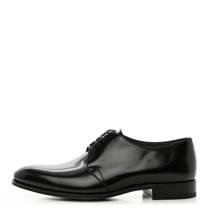 Christian Dior Calfskin Lace Up Oxford Loafers 40.5 Black 1 of 9