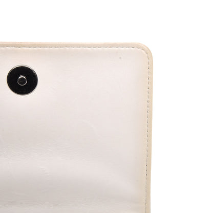 Chanel Lambskin Plexiglass Boy Brick Flap Dark White 10 of 16