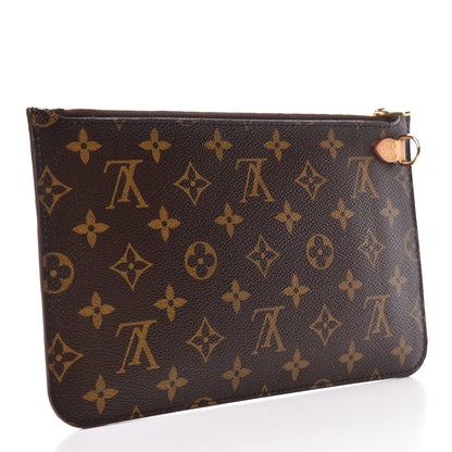 Louis Vuitton Monogram Neverfull MM GM Pochette Fuchsia 3 of 9