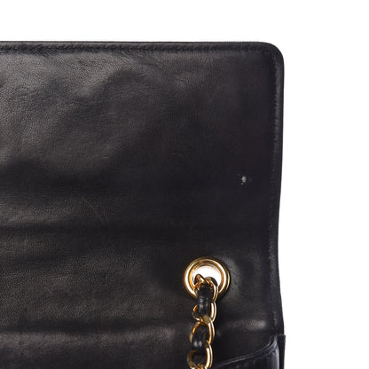 Chanel Lambskin Quilted CC Tassel Shoulder Flap Bag Black 13 of 13