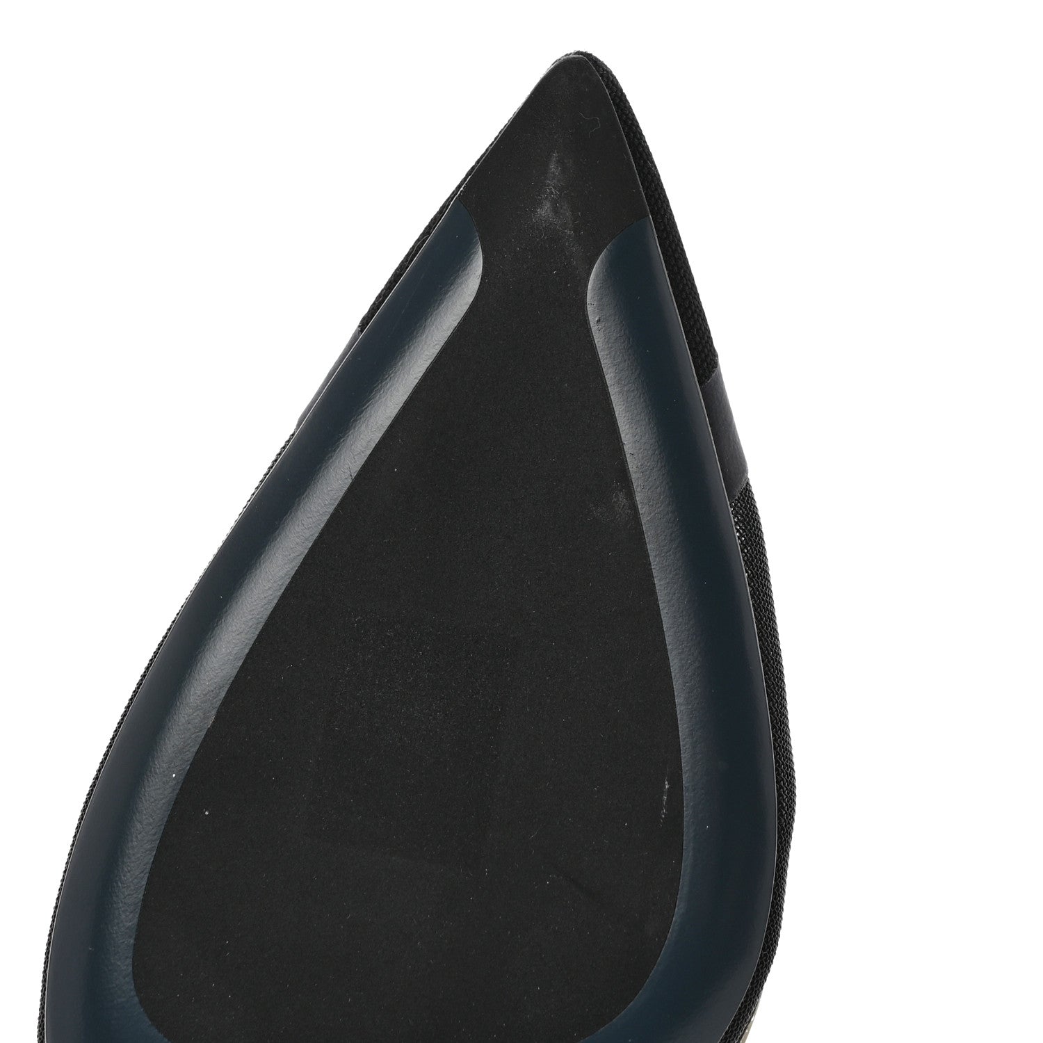 Fendi Technical Mesh Colibri High Heel Slingback Pumps 37 Black Verde Military 12 of 13