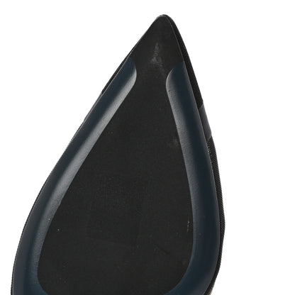 Fendi Technical Mesh Colibri High Heel Slingback Pumps 37 Black Verde Military 12 of 13