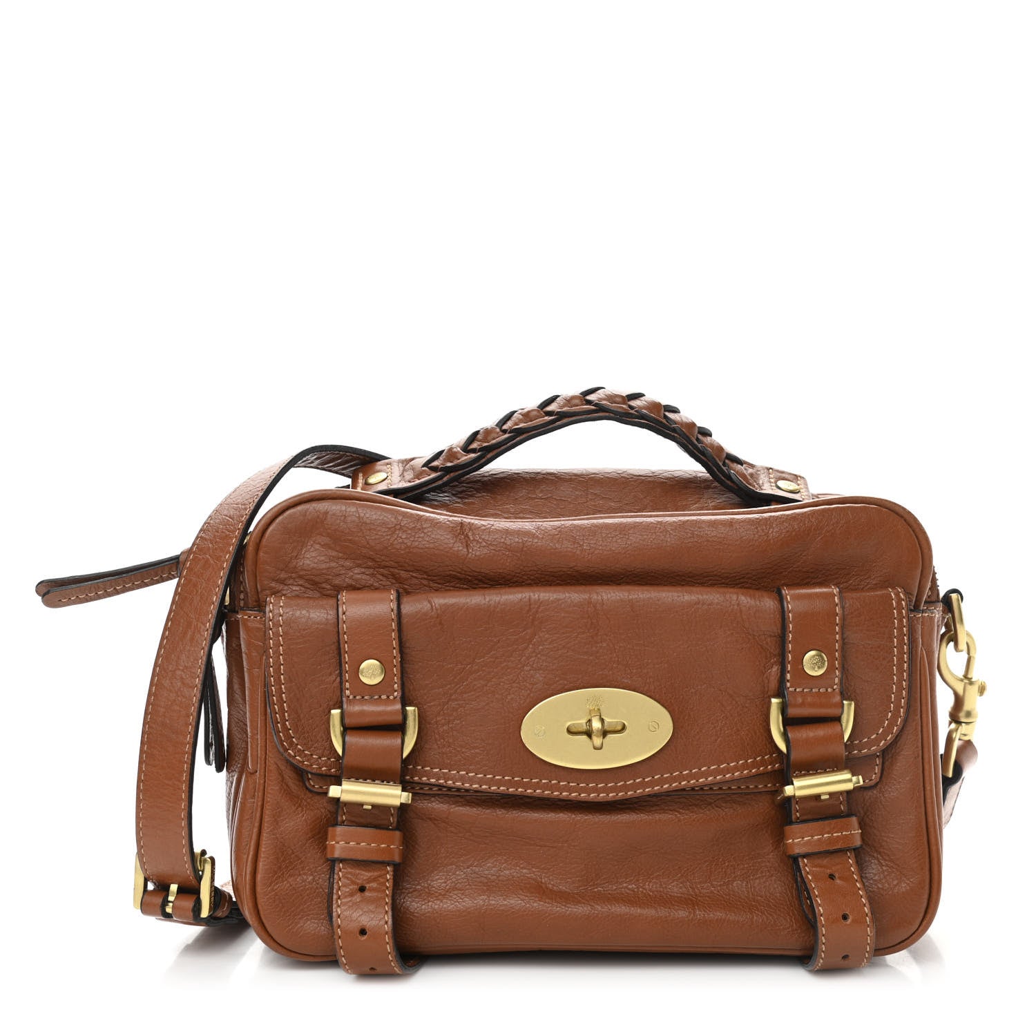 Mulberry Soft Buffalo Postmans Lock Camera Bag Oak 1 of 10