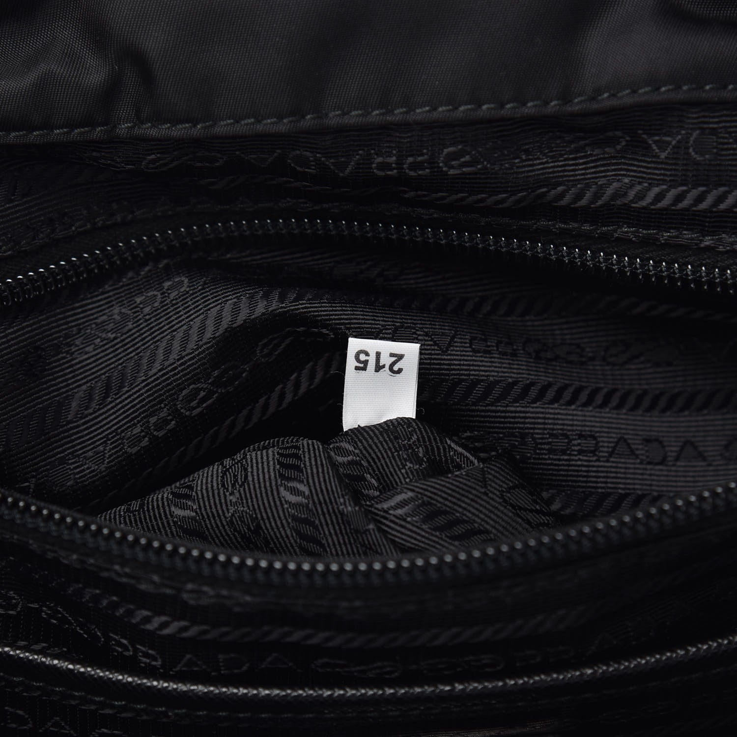 Prada Nylon New Vela Studded Backpack Black Fuoco 6 of 8