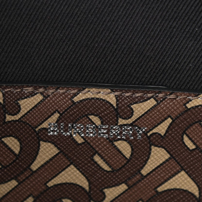 Burberry E-Canvas Monogram Studded Small Portrait Tote Bag White 6 of 14