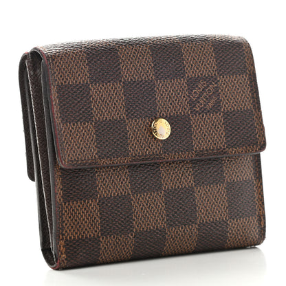 Louis Vuitton Damier Ebene Elise Wallet 3 of 10