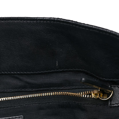 Burberry Signature Grain Calfskin Medium Tote Black 11 of 19