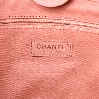 Chanel Canvas Small Deauville Tote Pink 5 of 9