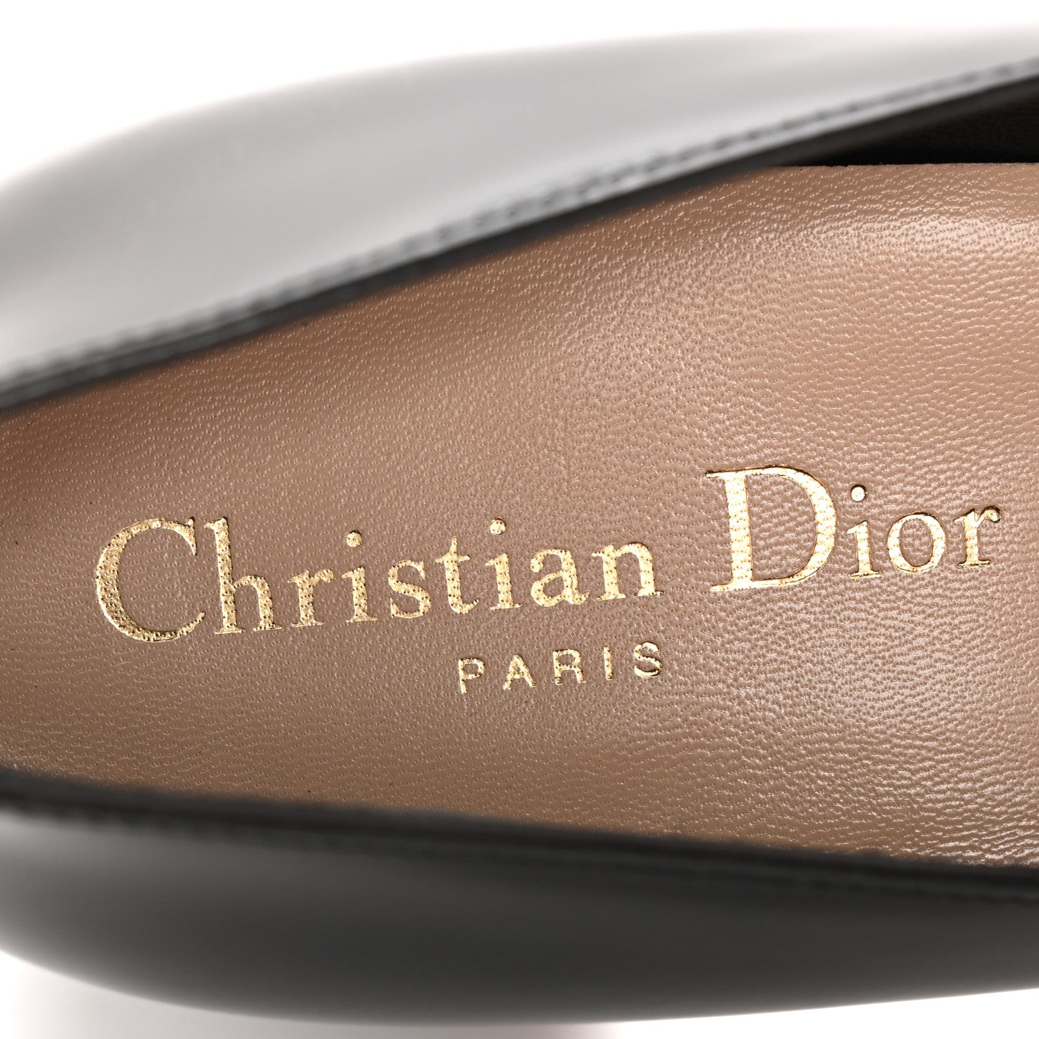 Christian Dior Brushed Calfskin Uniform 30mm Pumps 40 Black 8 of 9