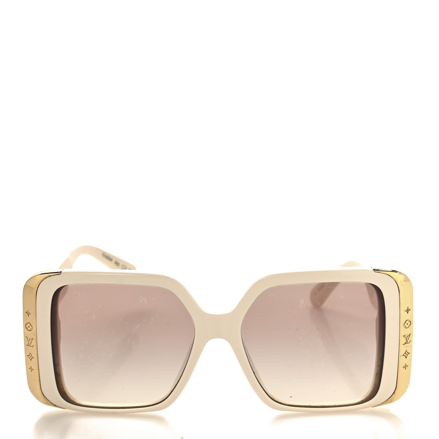 Louis Vuitton Acetate LV Moon Square Sunglasses Z1652W White 2 of 8