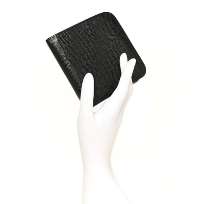 Louis Vuitton Taiga Zip Wallet Black 2 of 9