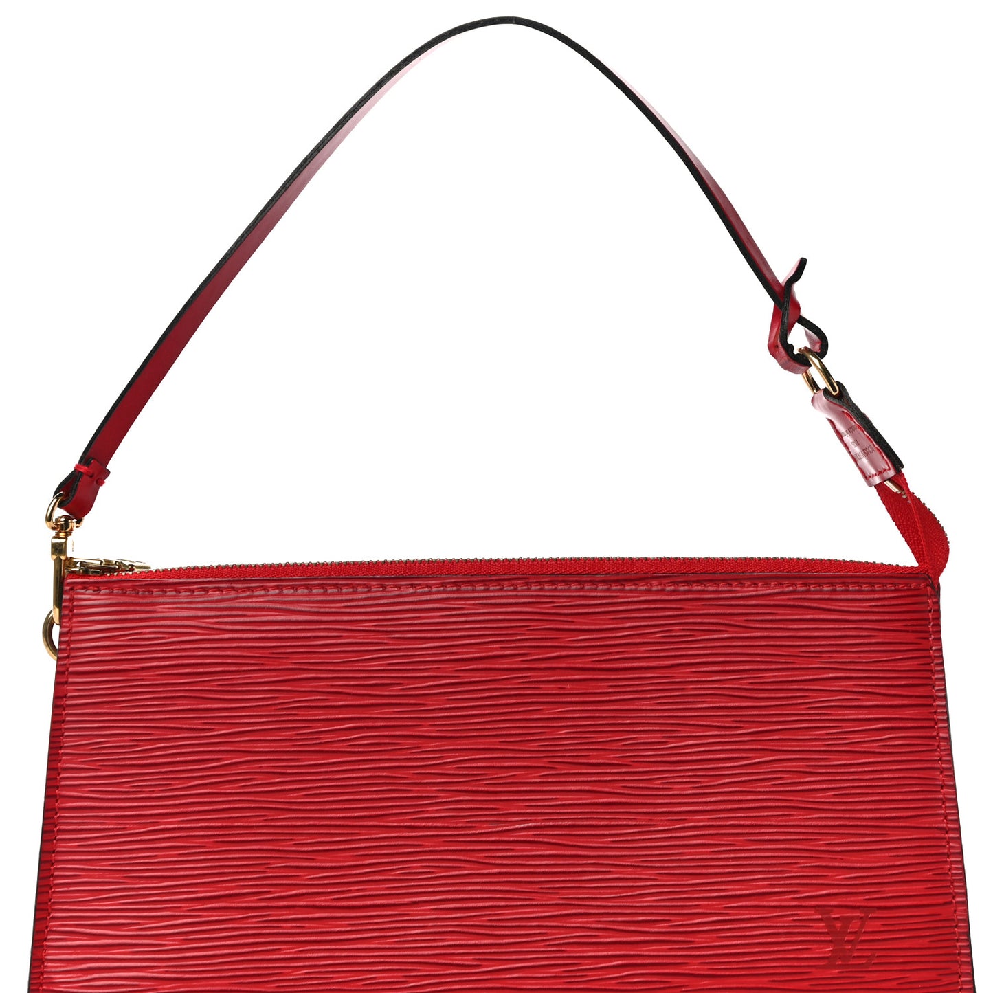 Epi Pochette Accessories 24 Castillan Red