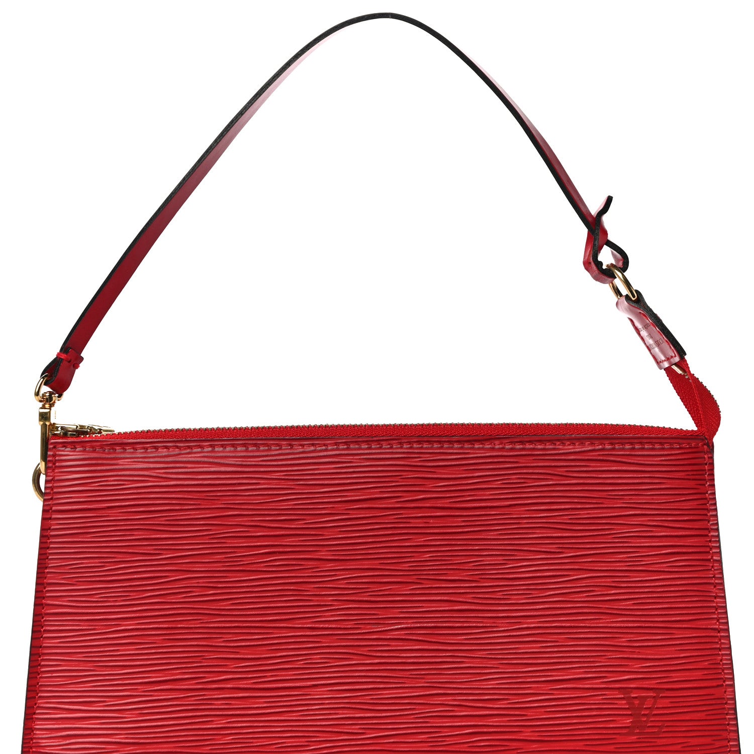 Louis Vuitton Epi Pochette Accessories 24 Castillan Red 9 of 11