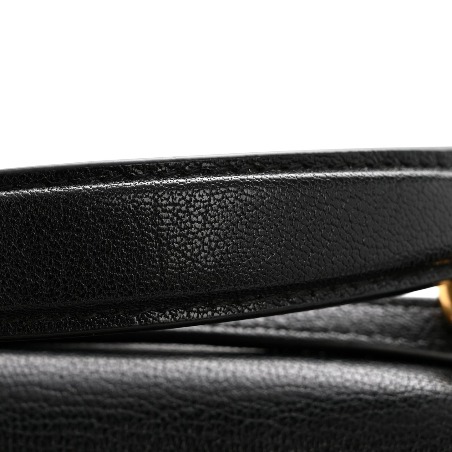 Calfskin Small Margot Top Handle Satchel Bone Black
