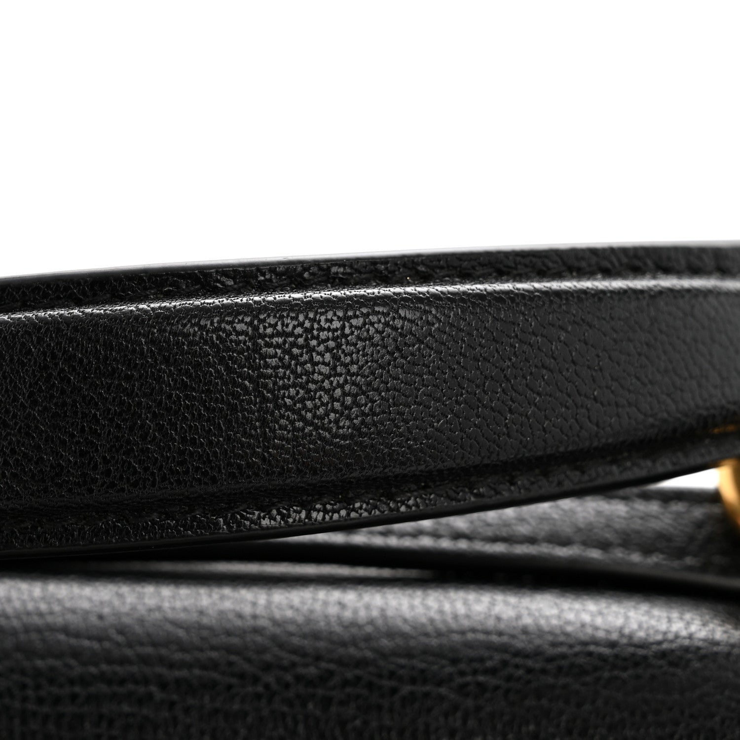 Salvatore Ferragamo Calfskin Small Margot Top Handle Satchel Bone Black 12 of 13