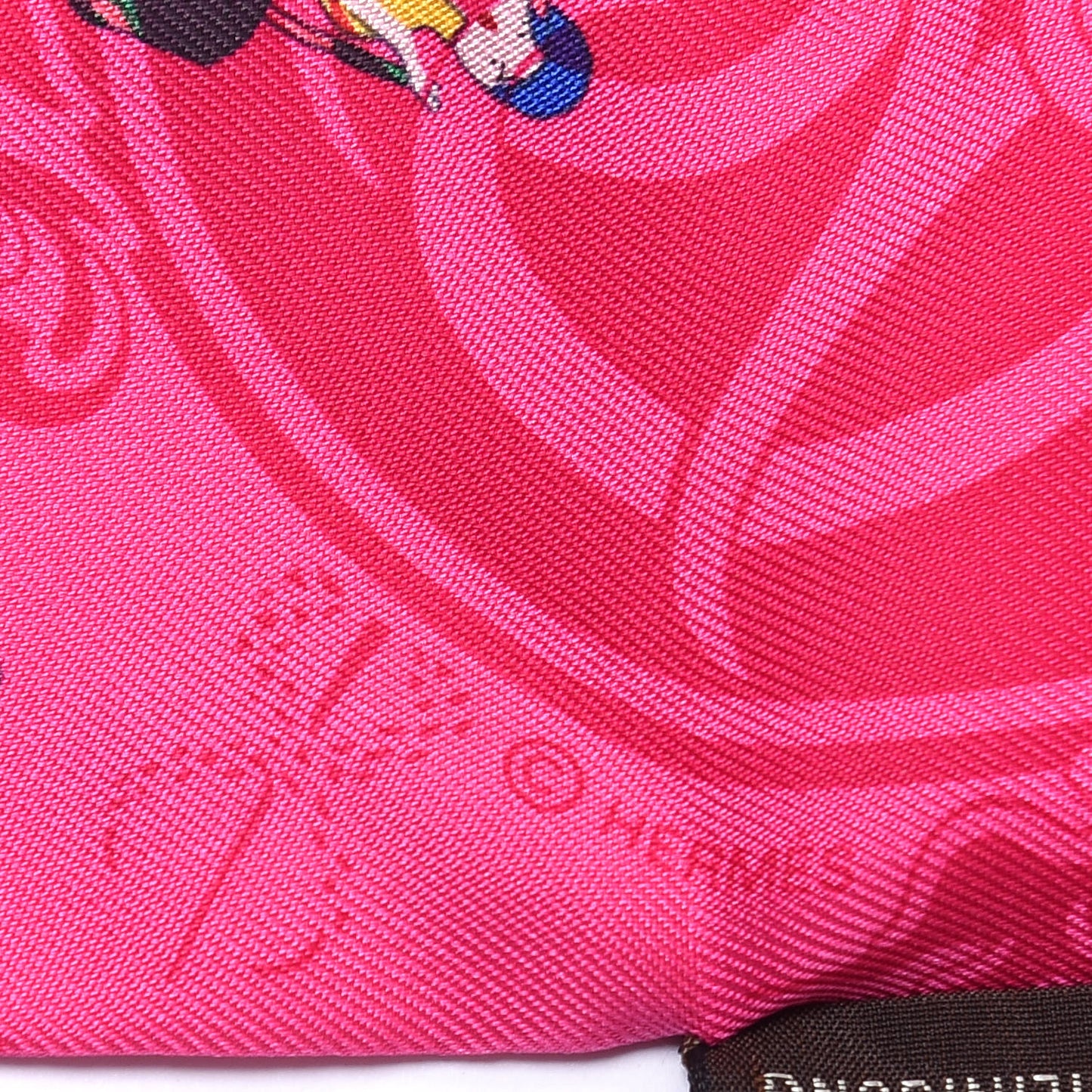 Silk Ex-Libris Les Parisie Twilly Rose Indien Vert Bleu