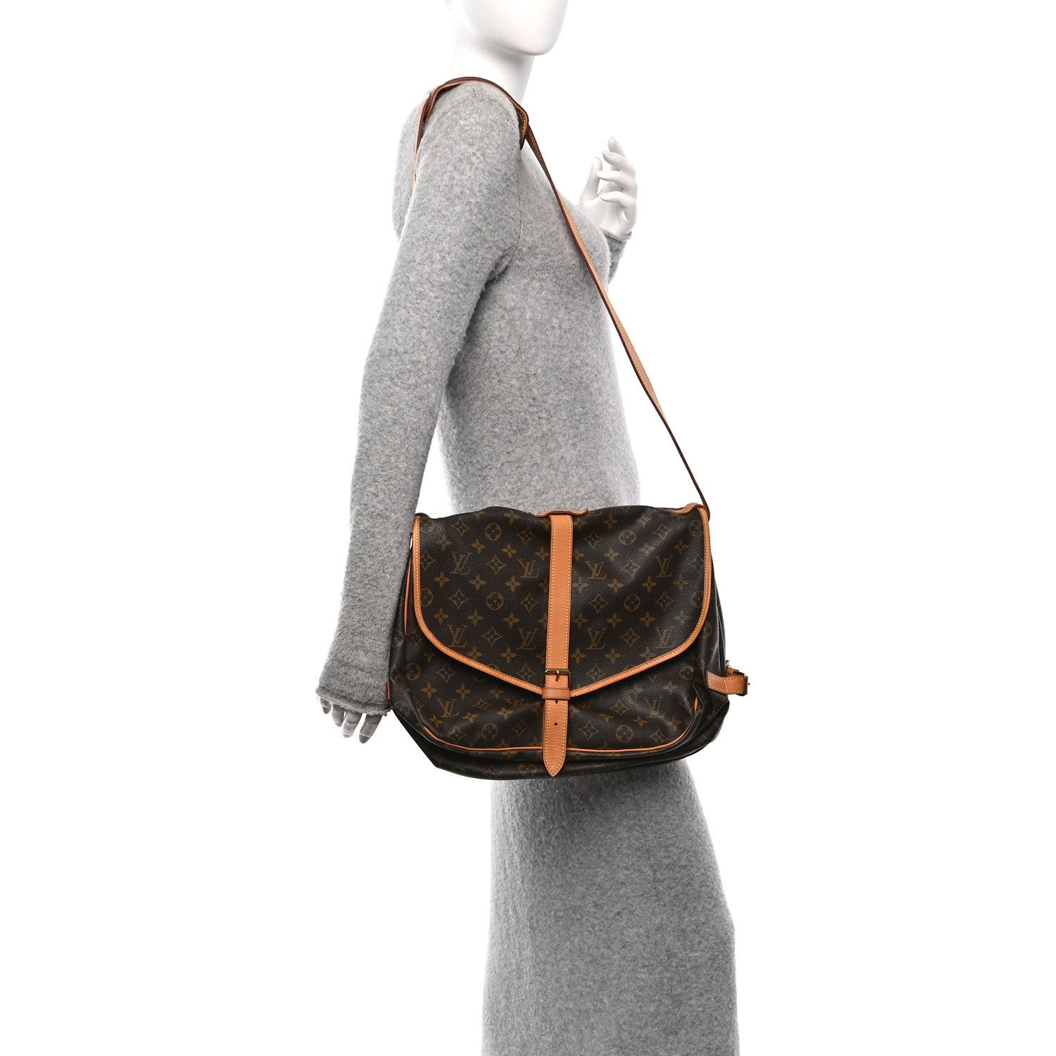 Louis Vuitton Monogram Saumur 35 2 of 9