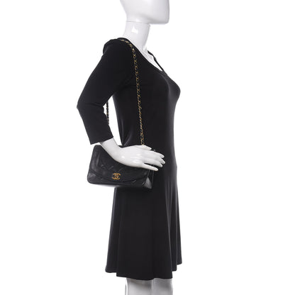 Chanel Lambskin Quilted Small Single Flap Black 2 of 14