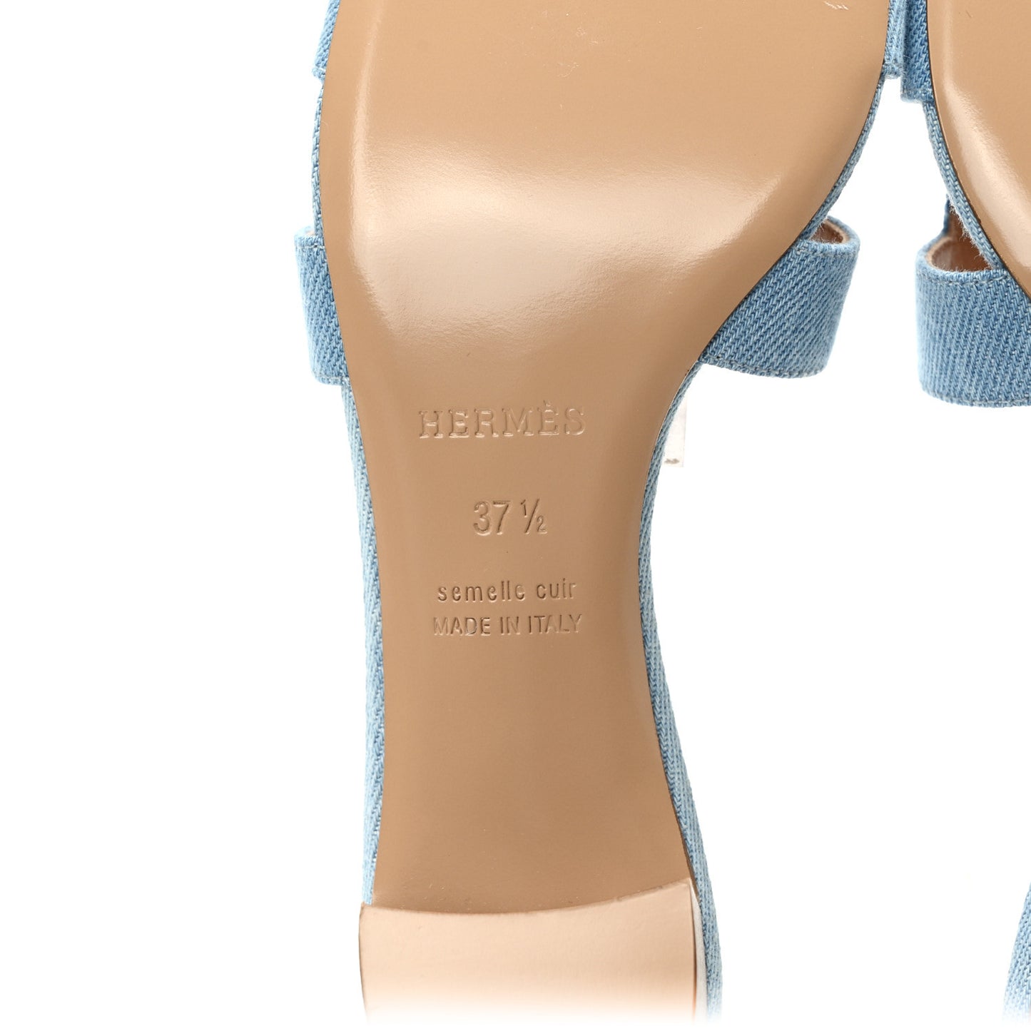 Denim Oasis Sandals 37.5 Bleu Clair