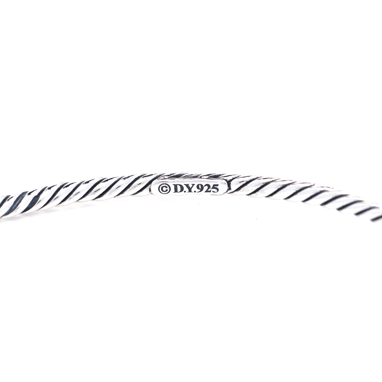 Sterling Silver 2.5mm Cable Classics Bangle Bracelet