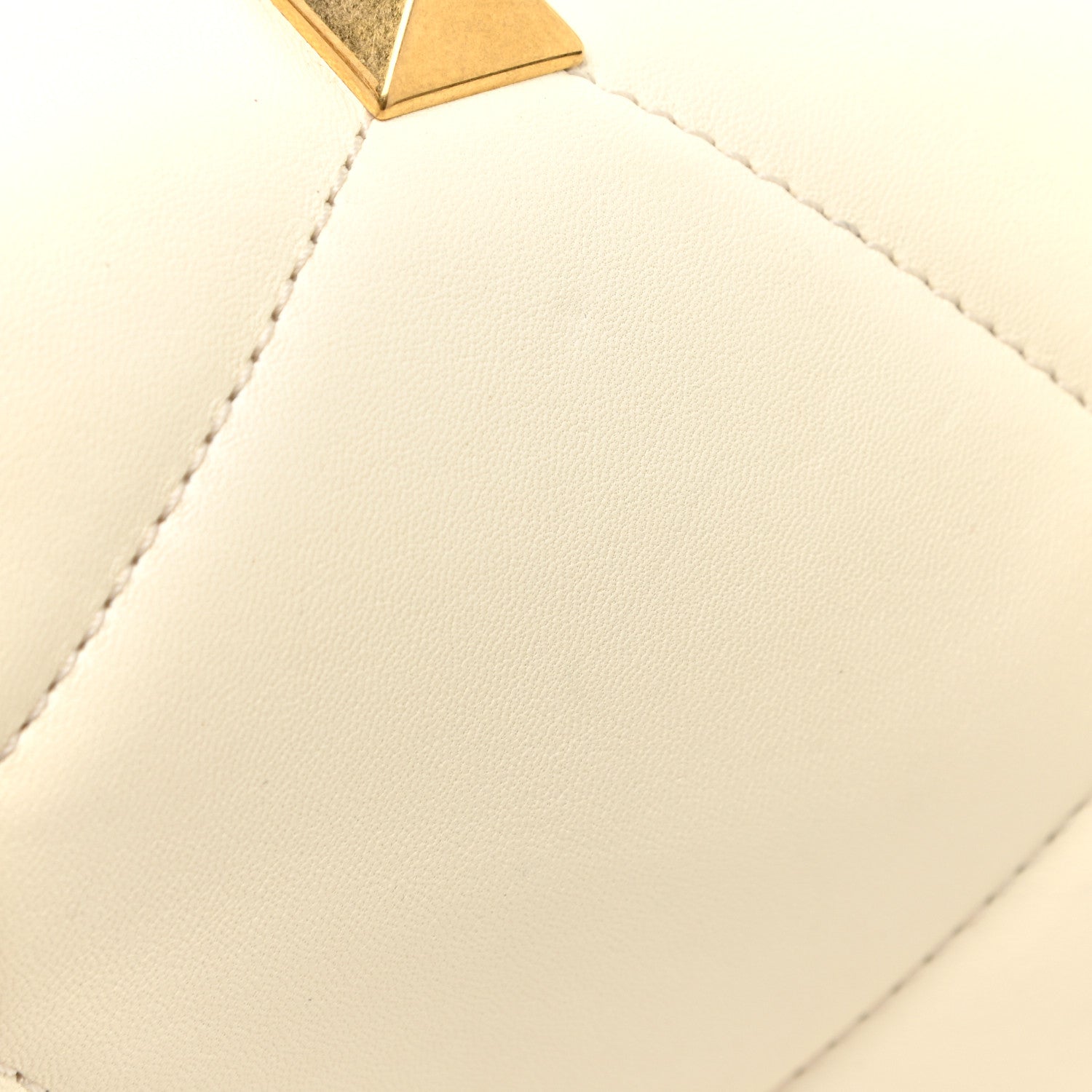 Valentino Garavani Nappa Large Roman Stud Shoulder Bag Ivory 18 of 18