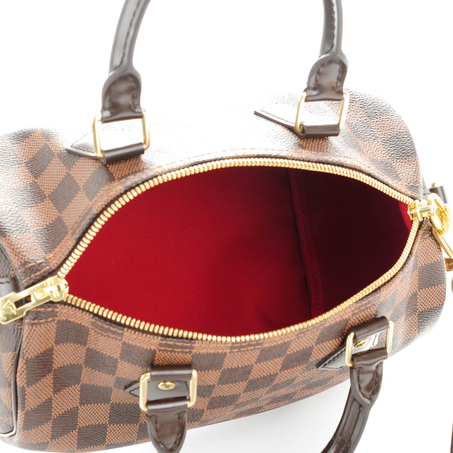 Louis Vuitton Damier Ebene Speedy Bandouliere 25 6 of 8